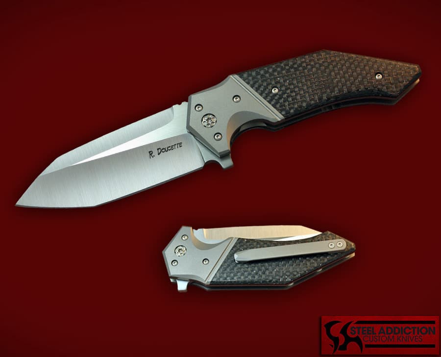 Randy Doucette / Tashi Bharucha JACK Flipper - Steel Addiction Knives