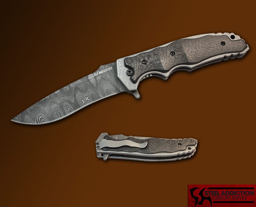 RJ Martin DRESS Devastator Flipper - Steel Addiction Knives