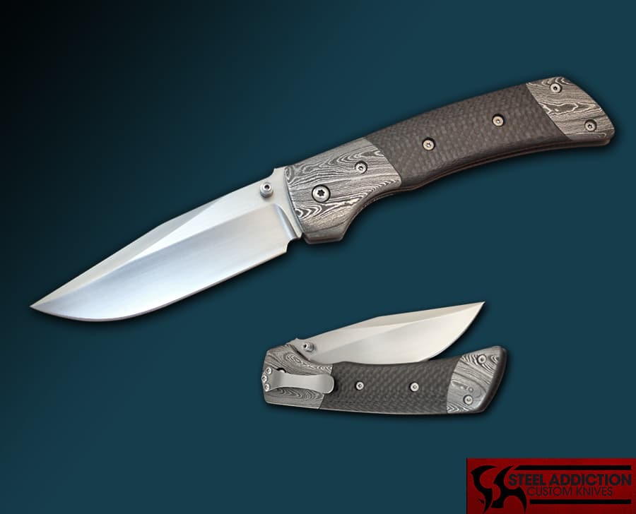 Steve Ryan XL Titanium Frame Lock - Steel Addiction Knives