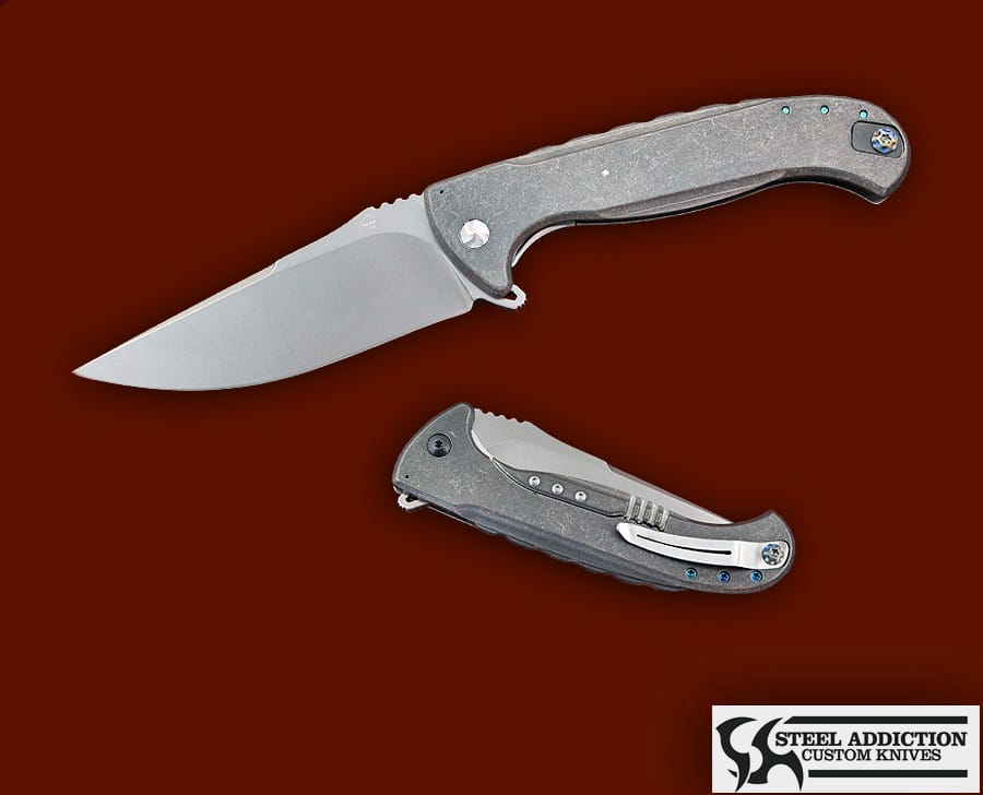 Matt Diskin VOLCAN Flipper - Steel Addiction Knives