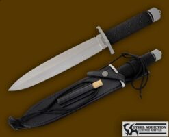 Martin Knives CUSTOM DEGUELLO DAGGER Hollow Handle Survival Knife