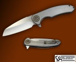 Curtiss Knives Large F3 Titanium Wharny