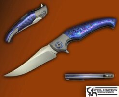 Lerman Custom Knives FULL DRESS Hydra Flipper