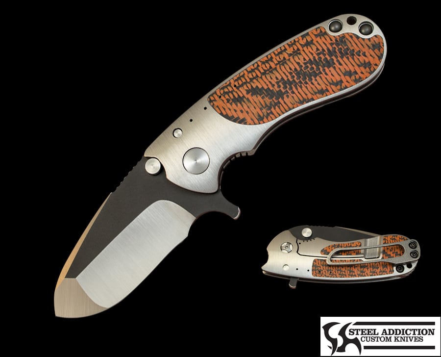 DireWare Knives S95 Flipper Steel Addiction Knives
