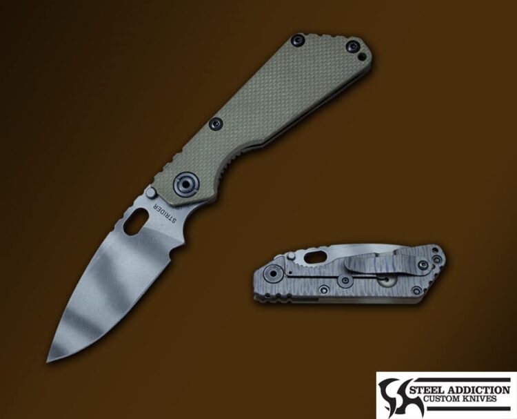 Strider Knives Tiger Stripe SNG