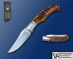 Raphael DURAND Ryan's Amber Stag Slipjoint