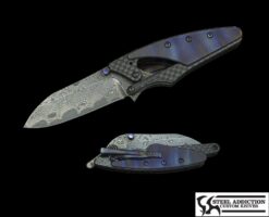 G&G Hawk  Damascus Beetle Flipper