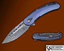 Begg Knives Steelcraft Series New Full Size DAMASTEEL Bodega Flipper