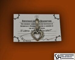 Starlingear Flame Heart Pendant