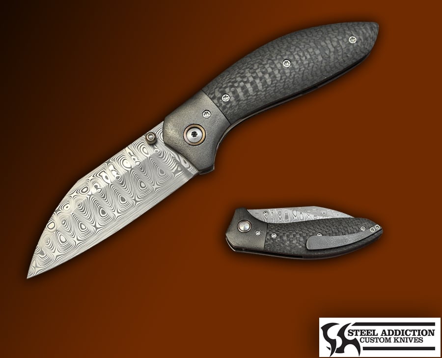 Simon V Andersen DAMASTEEL Mini Oden Steel Addiction Knives