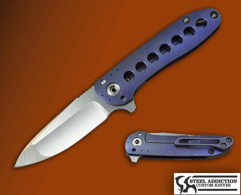 DireWare Knives V2 TAILWHIP Steel Addiction Knives