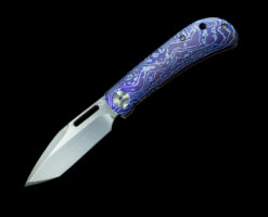 Alternative view of Jim Burke DRESSED Modified Tanto REBEL Frame Lock