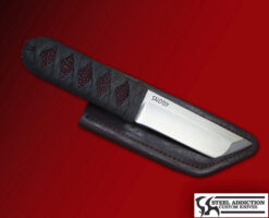 Mike Snody Tanto Fighter  In Leather