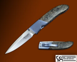 Don Maxwell Buckeye Burl Gents Folder