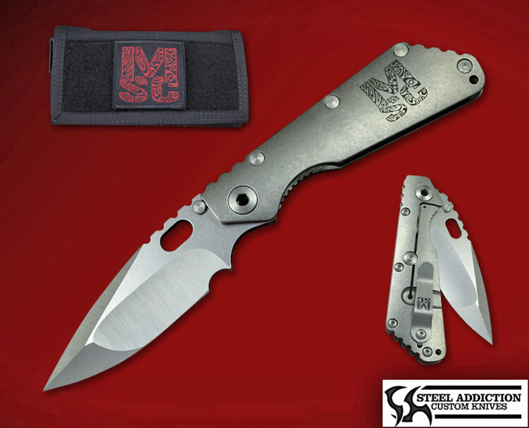 Mick Strider Custom Multi Grind Concealed Carry Titanium  SMF