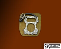 BRNLY TOOTHY Engraved Titanium CYPOP With SILVER BEAD