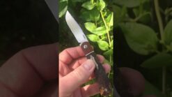 Enrique Pena SPALTED MICARTA TRAPPER Front  Flipper