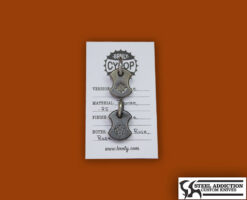 BRNLY DOUBLE STAMP .25 PoP EyE In BRONZE