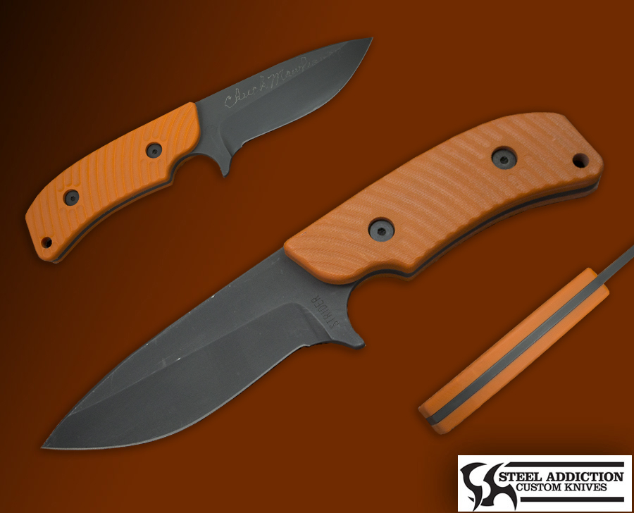 Strider Knives Chuck Mawhinney Hand Signed Custom Hunter
