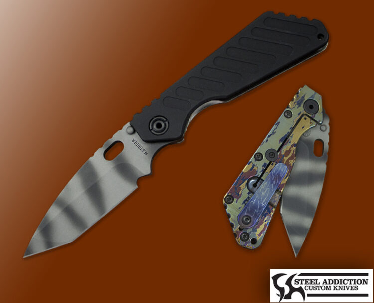 Strider Knives Tiger Stripe ONE Off SMF TANTO