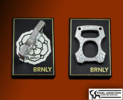 BRNLY LITTLE BEAR Native Hammered And Polished  STAINLESS .312  CyPoP