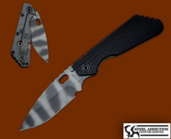 Strider Knives 3/4 Grind Tiger Stripe HYBRID SMF
