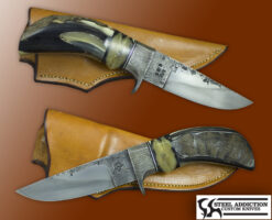 Aaron Wilburn MS Dark Sheep Horn  /  Ed Fowler Style Hunter / Fighter