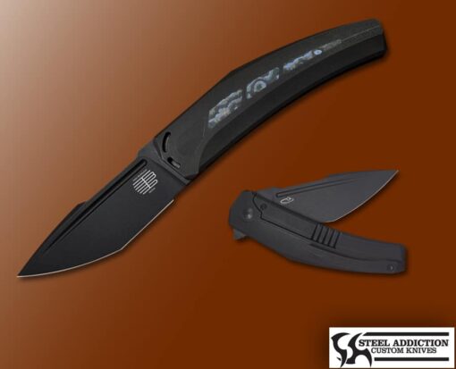 Tashi Bharucha Large Krypton Powered by Lee Williams KICKSTOP With Arctic Storm INLAY In Black PVD