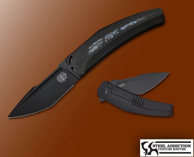 Tashi Bharucha Large Krypton Powered by Lee Williams KICKSTOP With Arctic Storm INLAY In Black PVD
