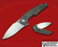 Custom Knife Factory / Tashi Bharucha MUSCLE Flipper Customized By TASHI