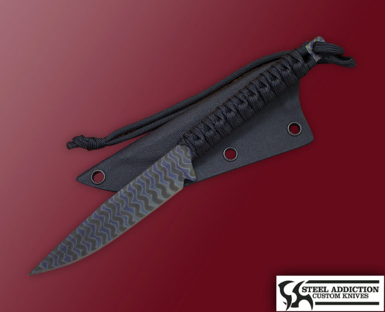 Strider Knives Titanium Fighter Steel Addiction Knives