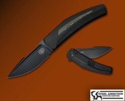 Tashi Bharucha Small Krypton Powered by Lee Williams KickSTOP With Copper Carbon Fiber Inlay In Black PVD ( SA EXCLUSIVE )