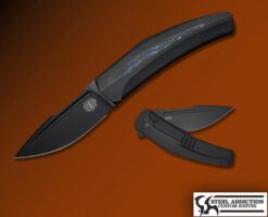 Tashi Bharucha Small Krypton Powered by Lee Williams KickSTOP Arctic Storm Inlay In Black PVD