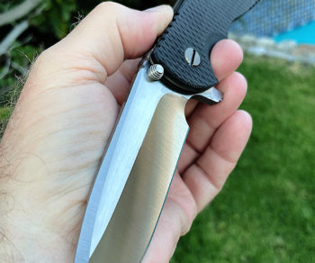 Rick Hinderer Custom Spear Point XM-24 Flipper - Steel Addiction Knives