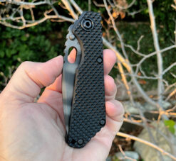 Alternative view of Strider Knives Tiger Stripe FATTY  HYBRID  SNG In G10