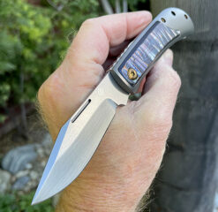 Jim Burke HOT HAMMERED MOKUTI FATTY Rebel Slipjoint