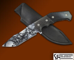 Randy Doucette SKULL Fighter In Leather