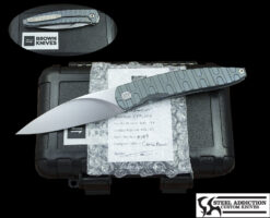 Brown Custom Knives  EXPONENT Front Flipper