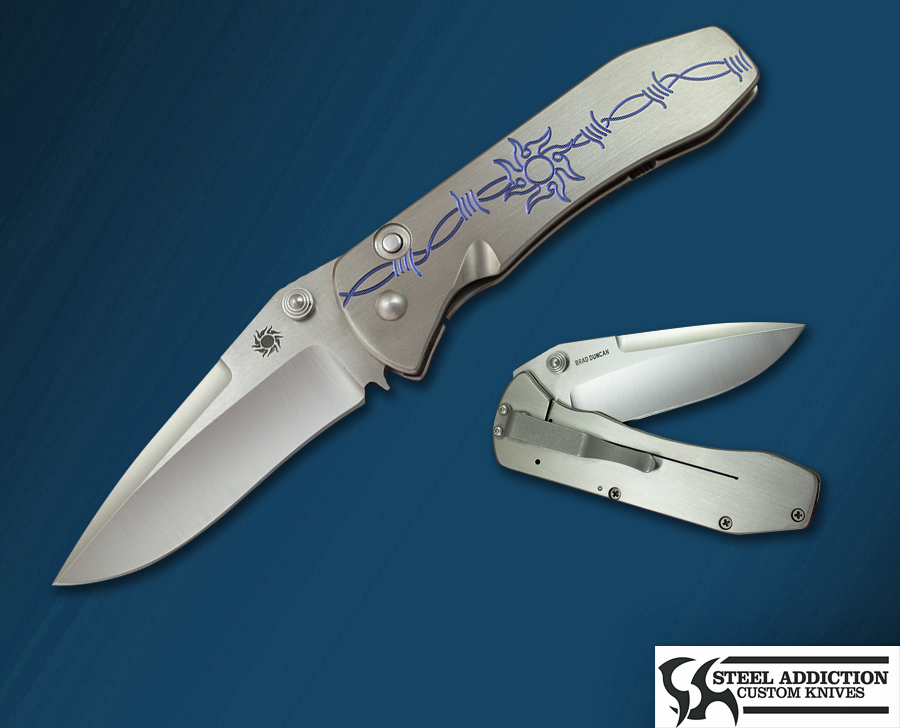 Brad Duncan Whiplash D/A - Steel Addiction Knives