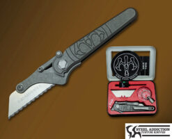 G&G HAWK SHORTCUT UTILITY FLIPPER FOLDING KNIFE