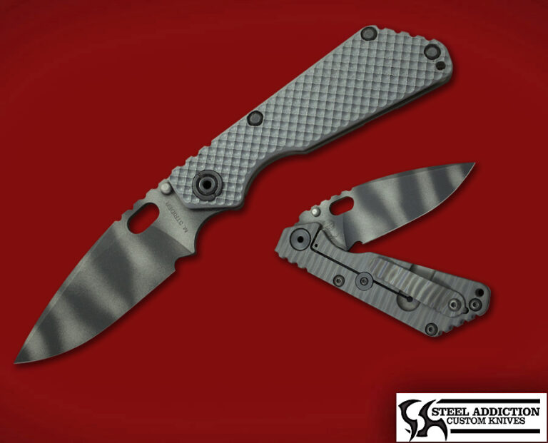 Strider Knives Tiger Stripe Double Gunner Grip In MAGNACUT - Steel ...