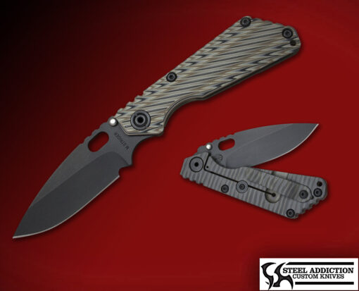Strider Knives 3/4 Grind Rifle Pattern SNG In PD1
