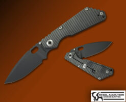 Strider Knives  Flamed Titanium Concealed Carry SNG