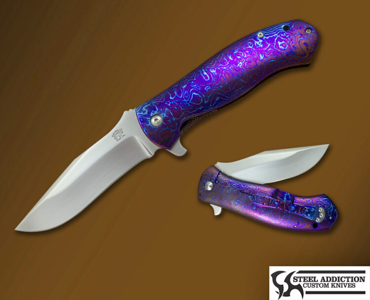 D.B. Fraley Dressed Timascus Deluge