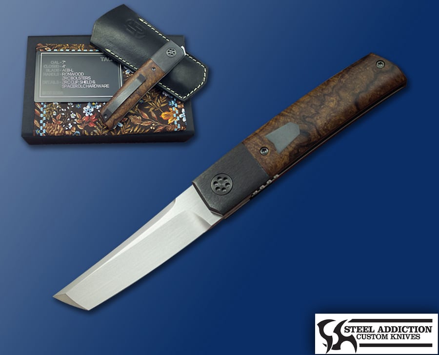 Jared Oeser TACHI Front Flipper In Zirconium & Ironwood