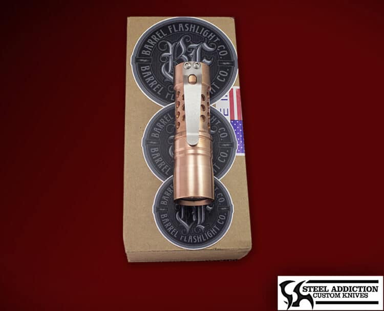 Barrel Flashlight Company COPPER EDC Torch Light