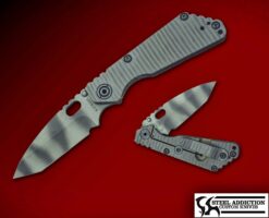 Strider Knives Tanto 3/4 Grind All Titanium In MAGNACUT