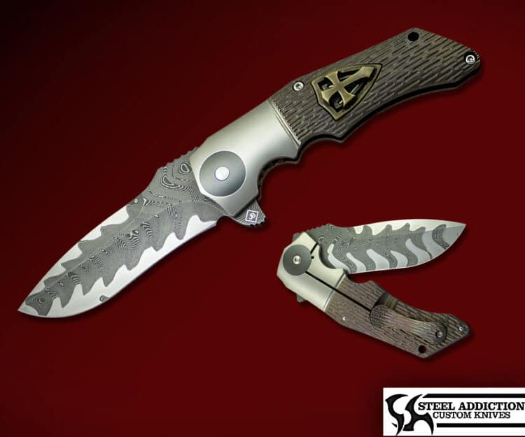 カスタムフォールディングナイフ写真集 Custom Folding Knives カスタムナイフ タケチャンマン3のナイフの部屋