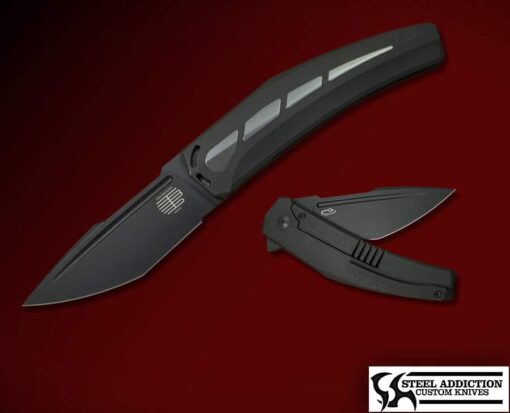 Tashi Bharucha Large Krypton Powered by Lee Williams KICKSTOP Raised Zirconium Inlays In Black PVD ( SA EXCLUSIVE )