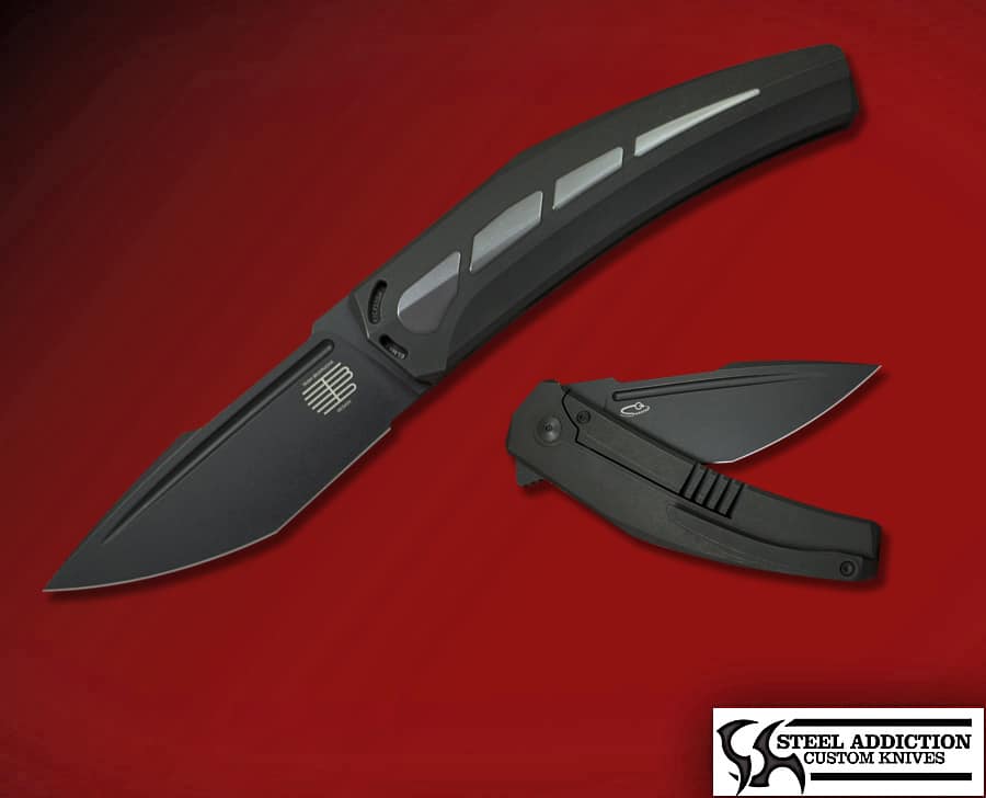 Tashi Bharucha Large Krypton Powered by Lee Williams KICKSTOP Raised Zirconium Inlays In Black PVD ( SA EXCLUSIVE )